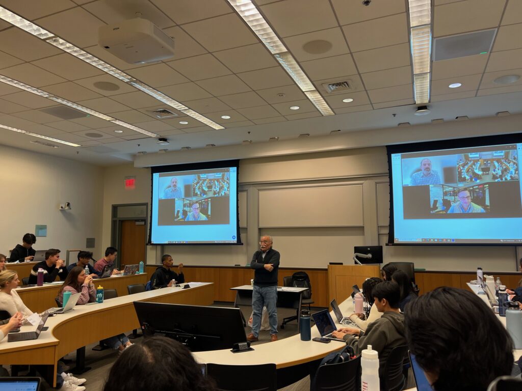 OZ speaks at Wharton