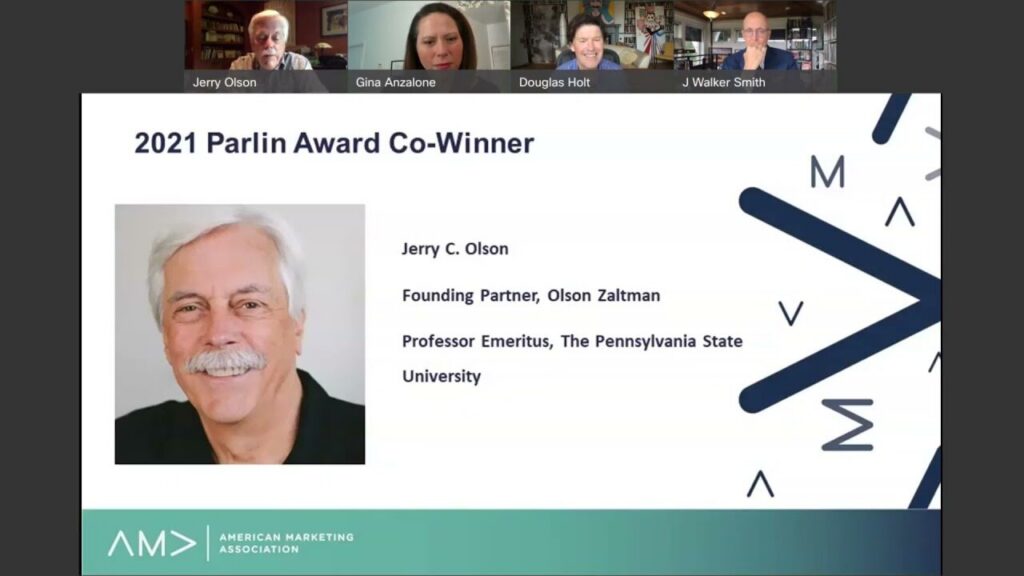 Jerry Olson wins AMA Parlin Award
