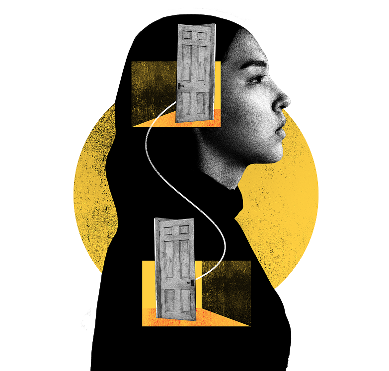 Graphic of a woman